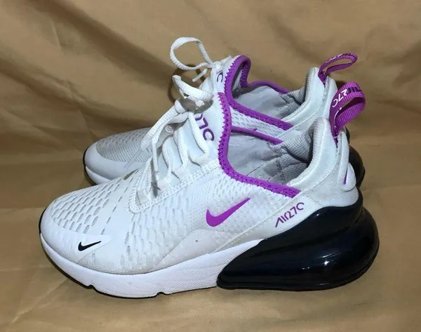 Nike Air Max 270 GS White Fuchsia Dream - Image 2