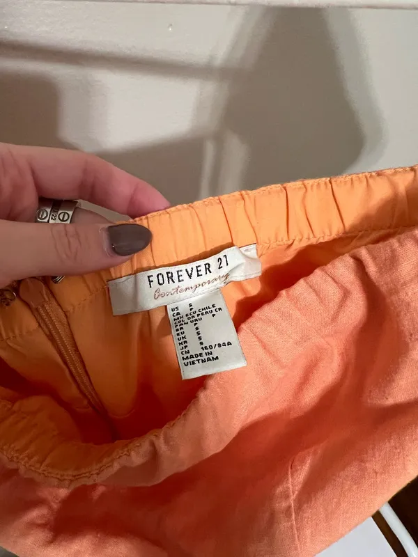 Forever 21 Orange Dress Mini - Image 3