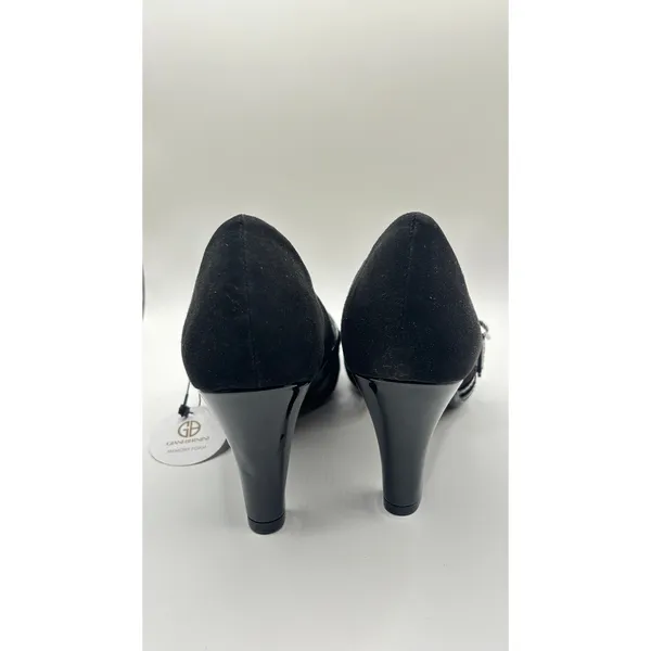 Giani Bernini Vallariaa memory foam footbed black suede Mary Jane pumps sz 7.5 - Image 5