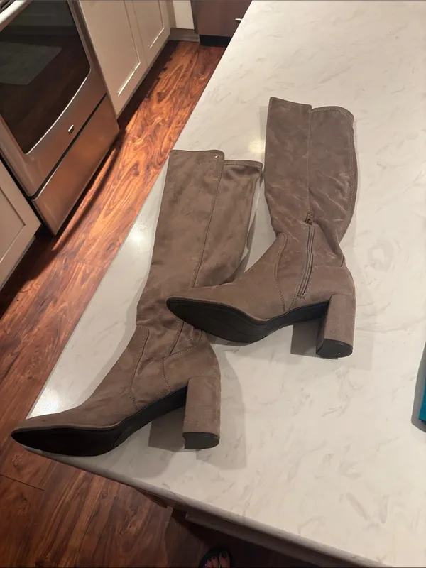 Liz Claiborne Suded Like Over the Knee Boots - Image 2
