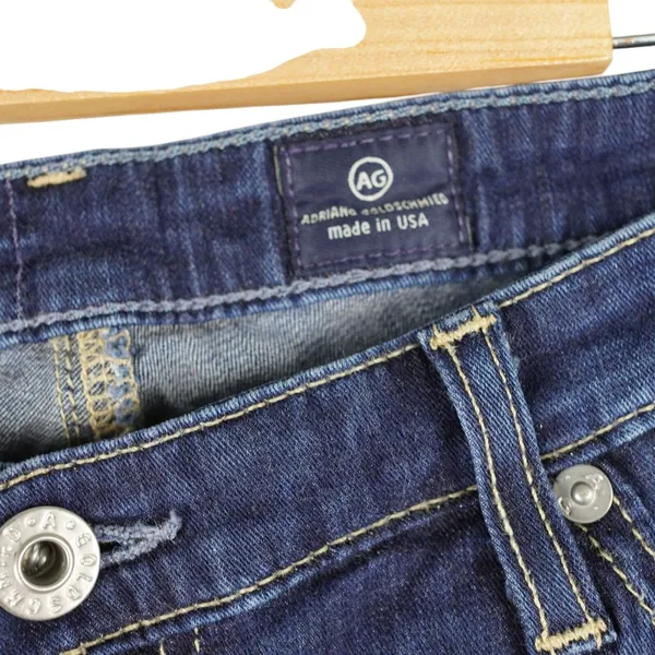 AG ADRIANO GOLDSCHMIED‎ Stilt Mid Rise Cigarette Leg Jean in Jetsetter size 32R - Image 6