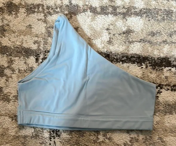 SET Active One-Shoulder Sports Bra in Light Blue - Image 3