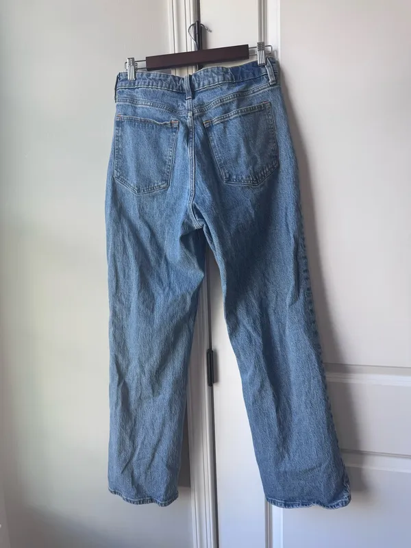 Abercrombie & Fitch High Rise 90s Relaxed Jeans, Curve Love Size 28 - Image 2