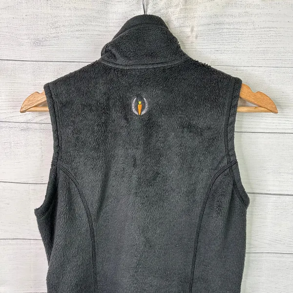 Kerrits Womens size Small Black Fleece Zip Up Vest Barn Chore - Image 5