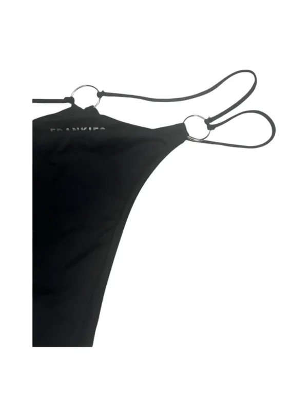 new Frankie’s Bikinis ↯ Kailyn Skimpy Ring Detail Bikini Bottoms ↯ Black ↯ Large - Image 8