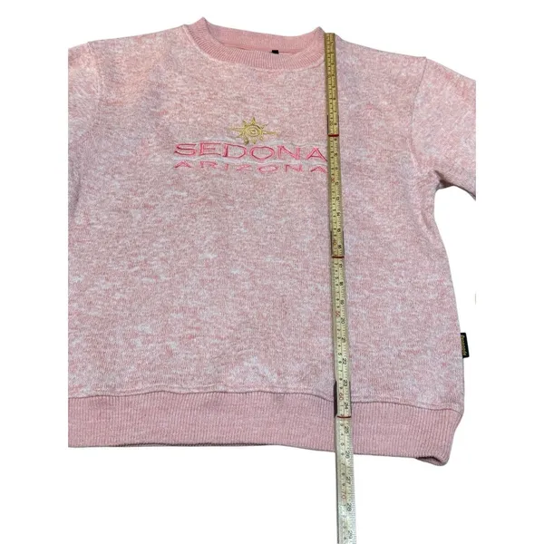 Renegade Club‎ Heathered Pink Sedona Arizona Souvenir Sweatshirt Sz M - Image 6