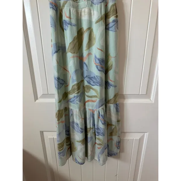 Abercrombie & Fitch Floral Midi‎ Dress Button Front Casual Summer XXS Petite - Image 3