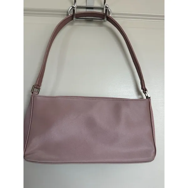 Unbranded Pink Blush Shoulder Zip Purse - Image 7