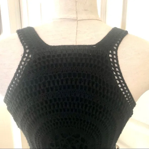 Dakini black sleeveless long dress XS - Image 8