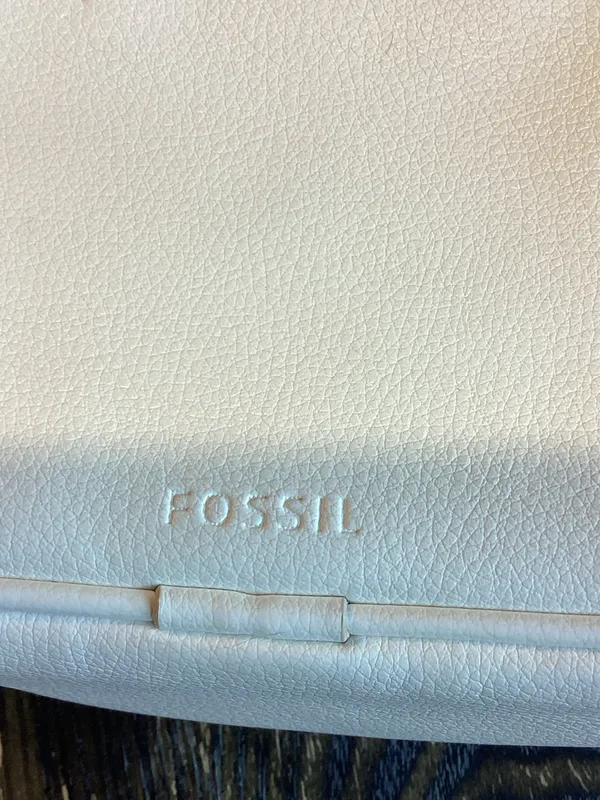 Fossil White Crossbody with Multicolor Studs - Image 9