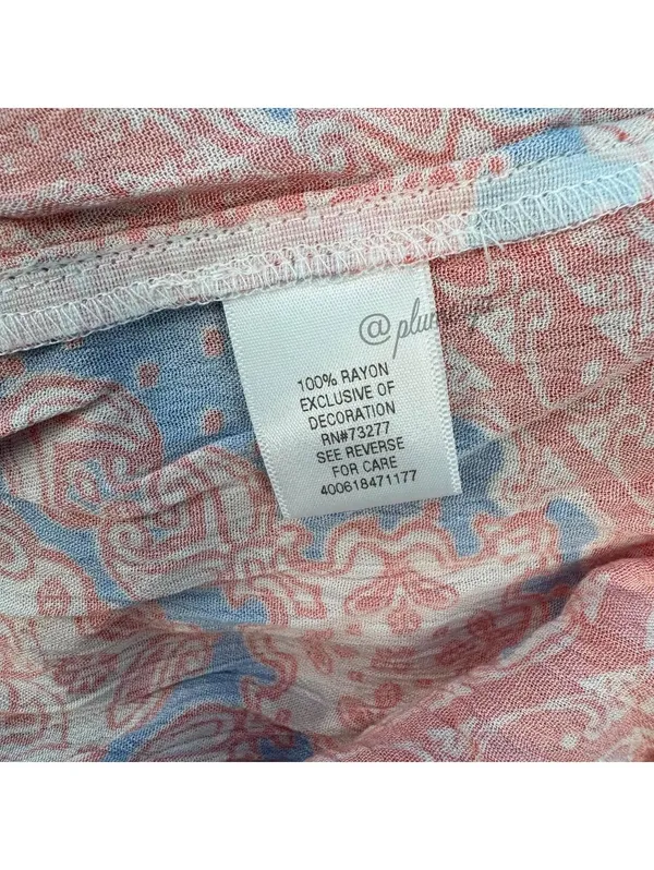 Candies Vintage Y2K Summer Boho Two Piece Juniors Top & Shorts 100% Rayon Size L - Image 8