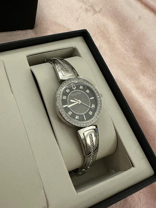 Bulova Watch and Necklace Set - Image 2