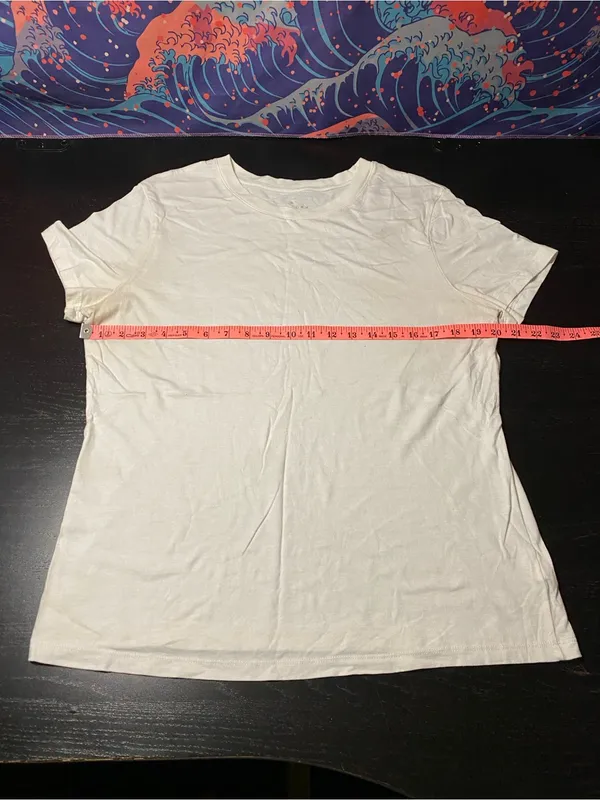 a new day Cream Short Sleeve Crew Neck Tee - Image 5