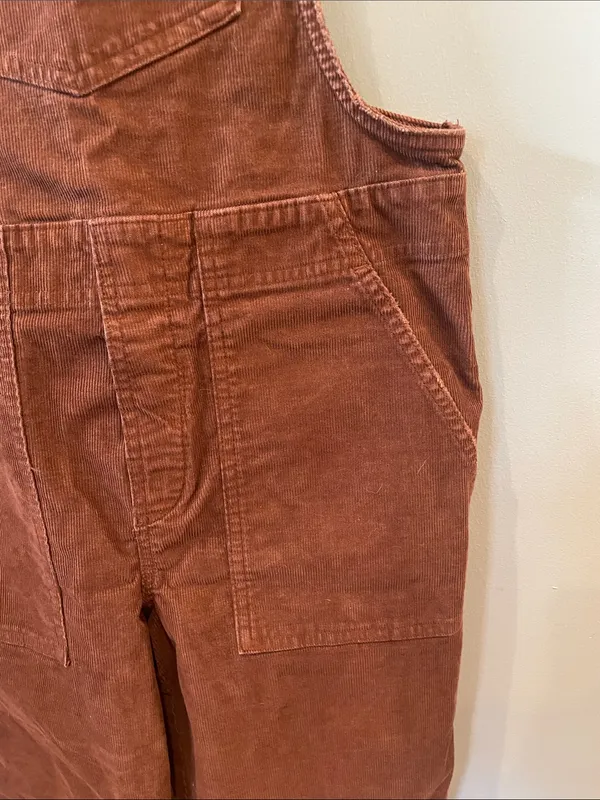 Women’s Corduroy Overalls Jumpsuit in brown by aerie xs - Image 3