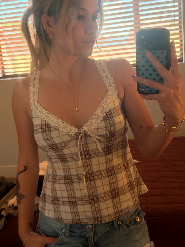 Princess Polly gingham tank top - Image 2