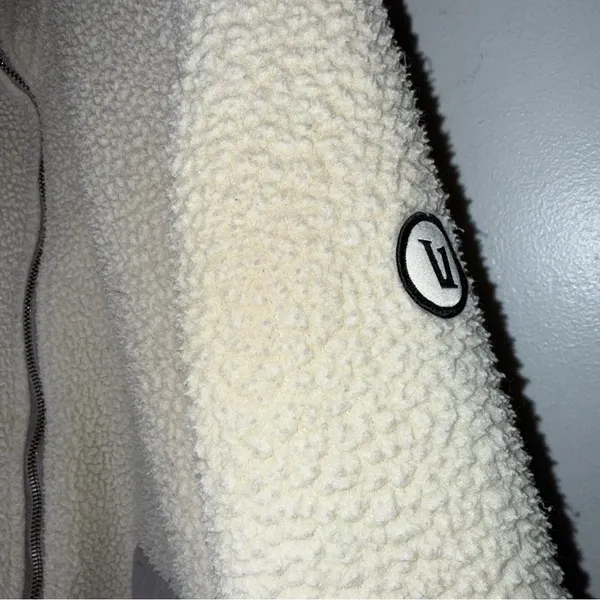 Vuori Womens Alpine Sherpa‎ Cream/Grey Size XS - Image 6