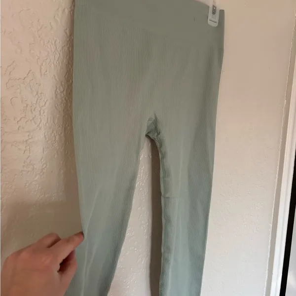 Garage Ribbed High-Waisted Leggings - Image 4