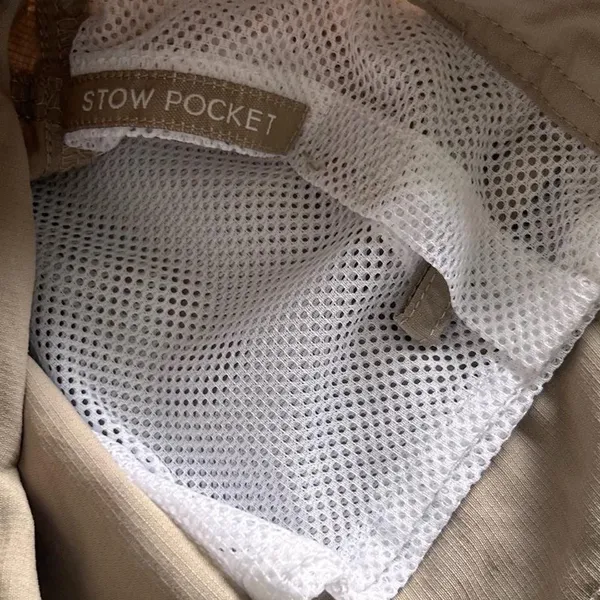 North Face khaki nylon tan drawstring shorts size 10 gorpcore granola - Image 5