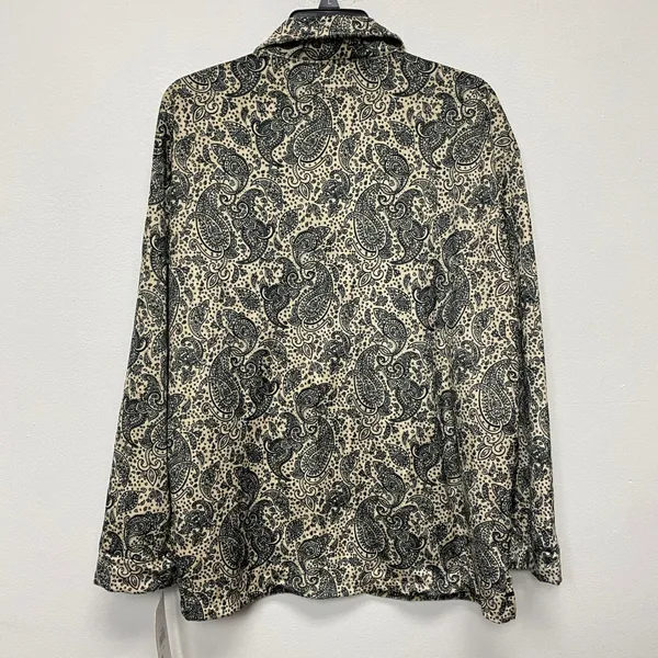 Dogg Supply by Snoop Dogg‎ Large Paisley Button Down Sleep Top Pajama Lounge - Image 8