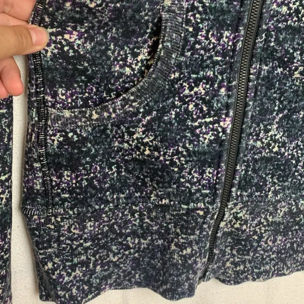 Lululemon size 4 scuba hoodie II zip up jacket rocky road sand dune toothpaste - Image 7