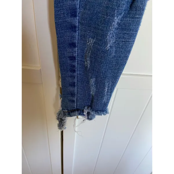 Rue 21‎ Womens Jeans Sz 4 Low Rise Ankle Jegging Distressed Destroyed Ripped - Image 6