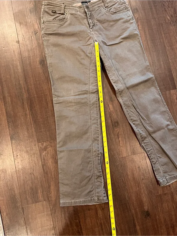 Kuhl Women’s Size 12 Hiking Pants Khaki Outdoor Cargo Trail Nylon Activewear - Image 5