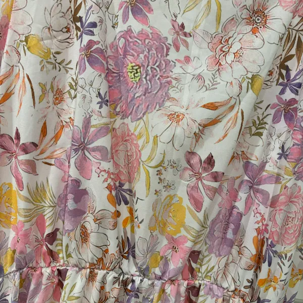 Blu Spero Mini Floral Wrap Dress - Image 4