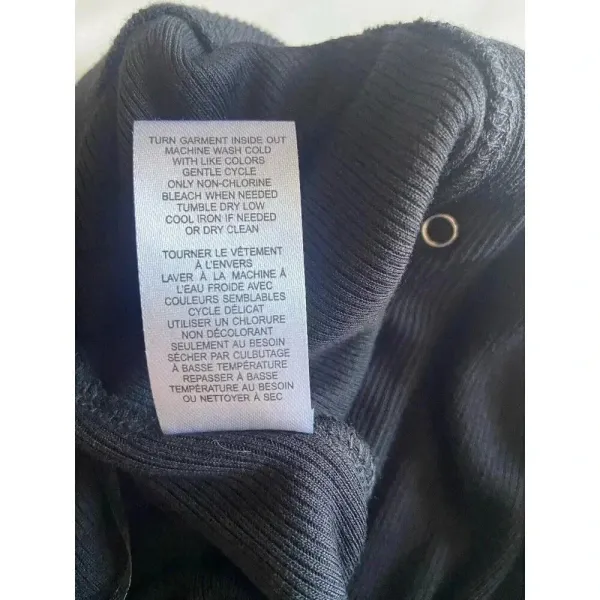 Truth By Republic Women's Black Front Slit‎ Maxi Skirt Buttons Size M Medium - Image 8