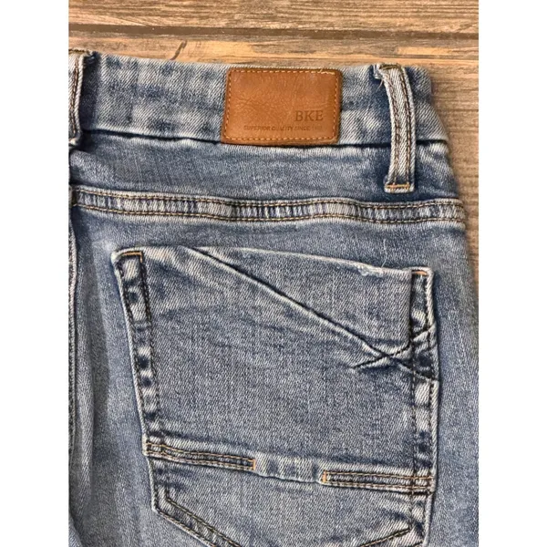 BKE Buckle Stella Mid-Rise Ankle Skinny Jeans Slim Fit Medium Wash 29x27 Stretch - Image 11