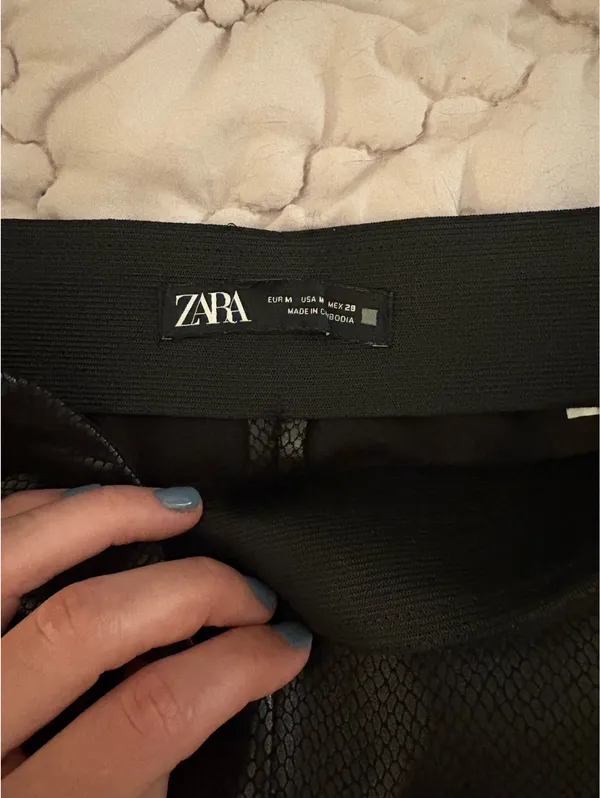 ZARA Leather Pants - Image 2