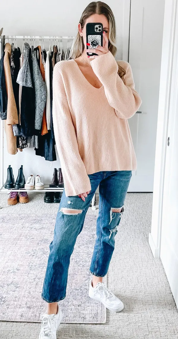 Nordstrom Light Pink Pullover Sweater - Image 5
