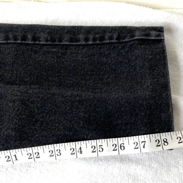 Ralph Lauren Polo Jean Co. 8 x 31 Black Denim Classic Stretch Jeans Size Black - Image 4