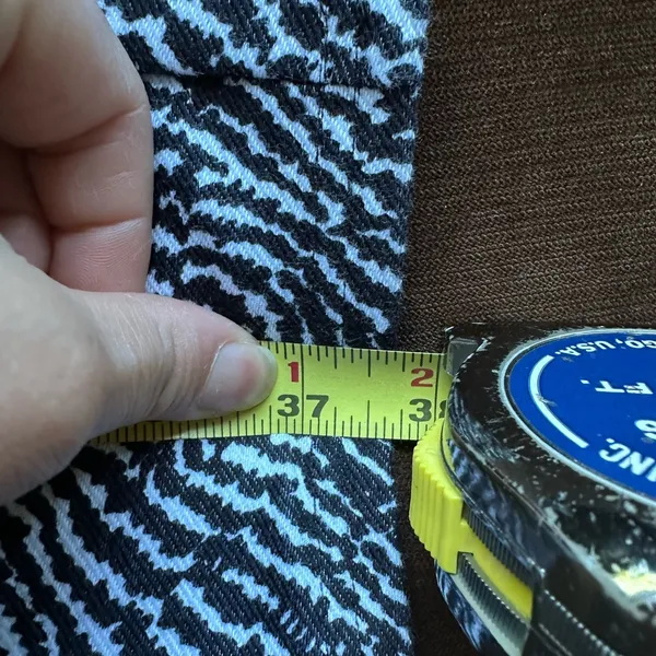 Michael Kors Zebra Print Pants Back pockets. High Waist No Zipper /Button Sz L - Image 9