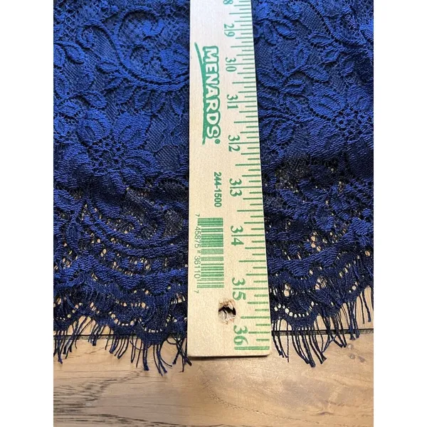 SUZANNE BETRO Navy Blue Lace Bodice Pleated Dress Women's Size XL -‎ NWT $100 - Image 13