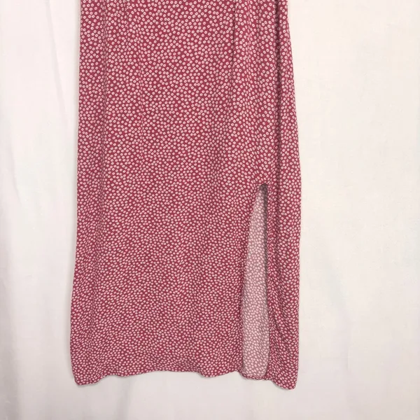 Abercrombie & Fitch‎ Midi Slip Dress Womens XS Pink Floral Ditsy Y2K 90s Cottage - Image 2