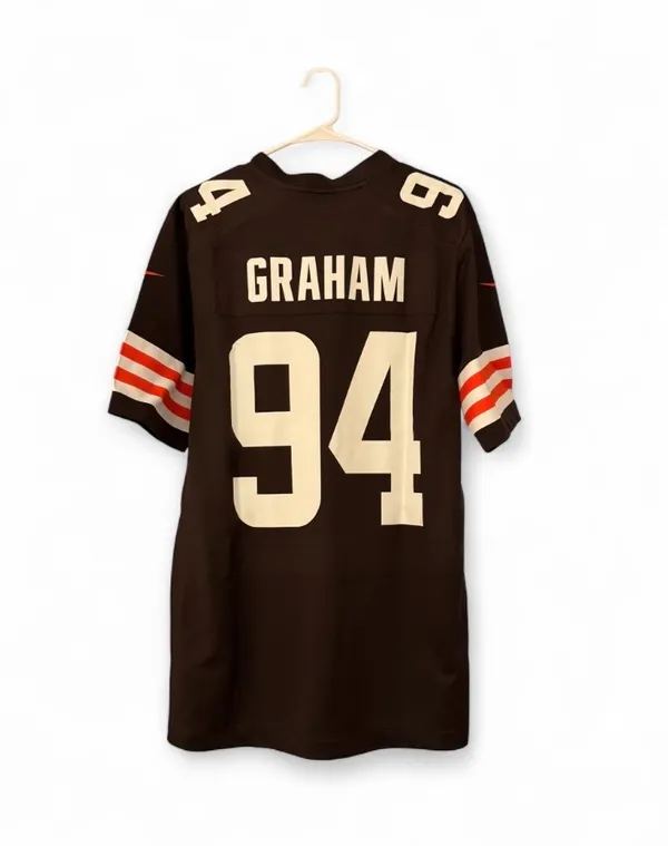 NWT Men's Nike Mason Graham Cleveland Browns Game Jersey $150 MSRP - Image 2