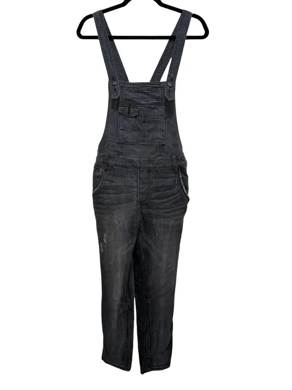 Free People Denim Overalls Size 27 – Vintage-Inspired Boyfriend Fit - Image 3