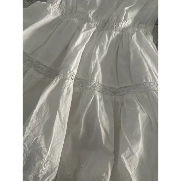 LoveShackFancy x Target white dress sz XS - Image 4