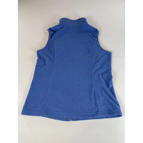 Columbia Fleece Vest Size L Periwinkle Blue Full Zip - Image 8