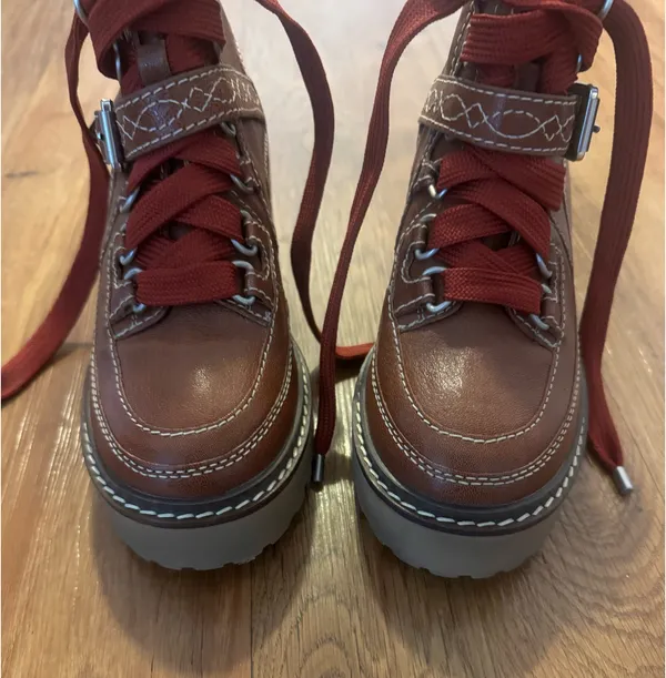 Free People Jasper Leather Hiker Boots - Image 9