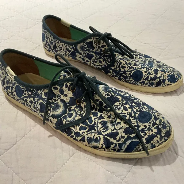 SOLUDOS Botanical Navy Classic Sneaker Size US 9 - Image 6
