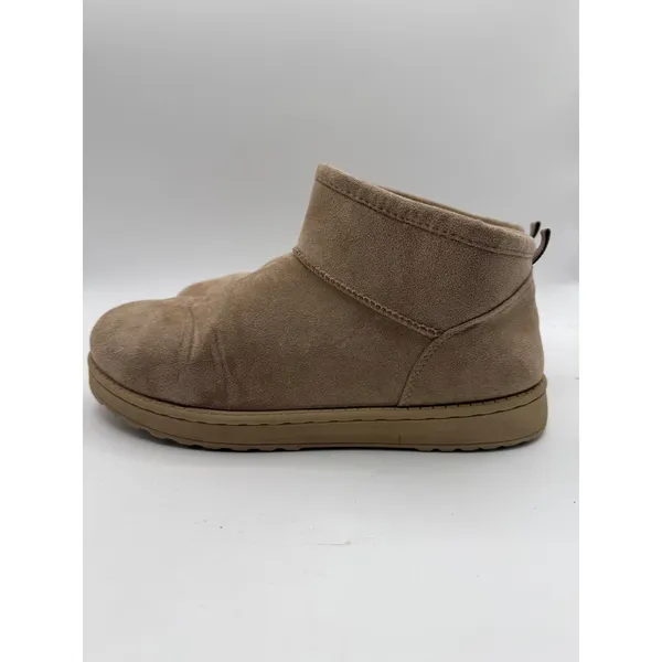 White Mountain Booties Faux Fur Lined Ankle Boots Women's 10 Brown Winter Cozy - Image 3