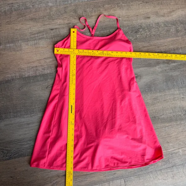 Outdoor Voices The Exercise Dress Pink Activewear Bodysuit Liner OV114W Large - Image 7