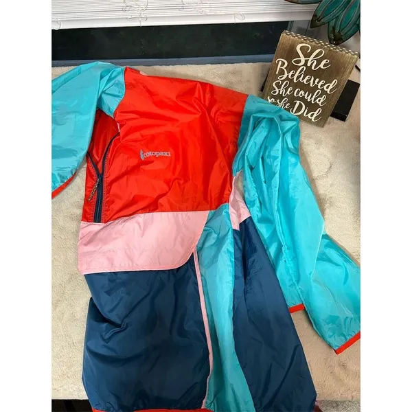 Cotopaxi Teca Windbreaker Half-Zip Jacket Unisex L Multicolor - Image 12