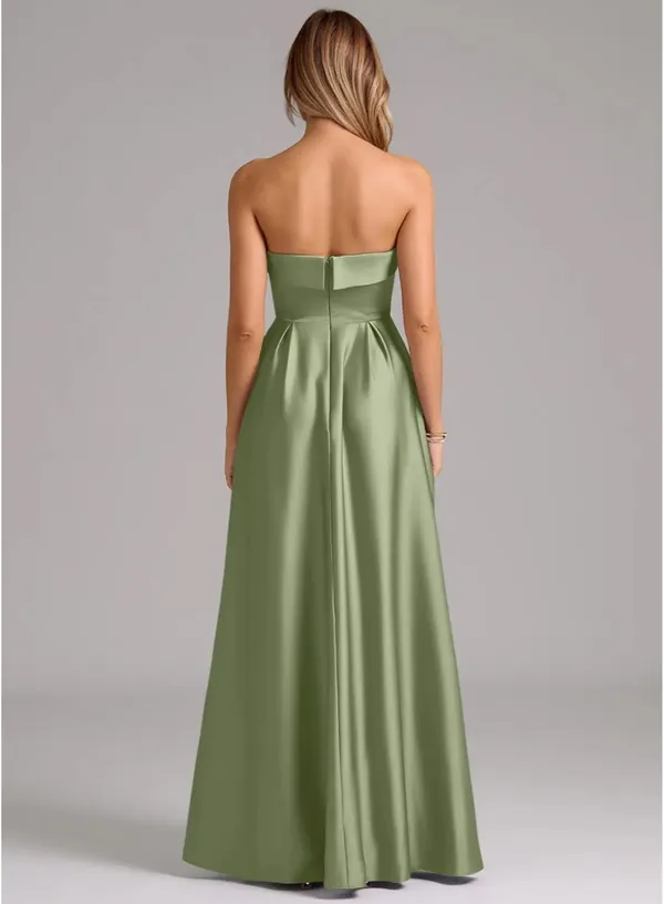 Azazie Bridesmaid Dress Pistachio - Image 5