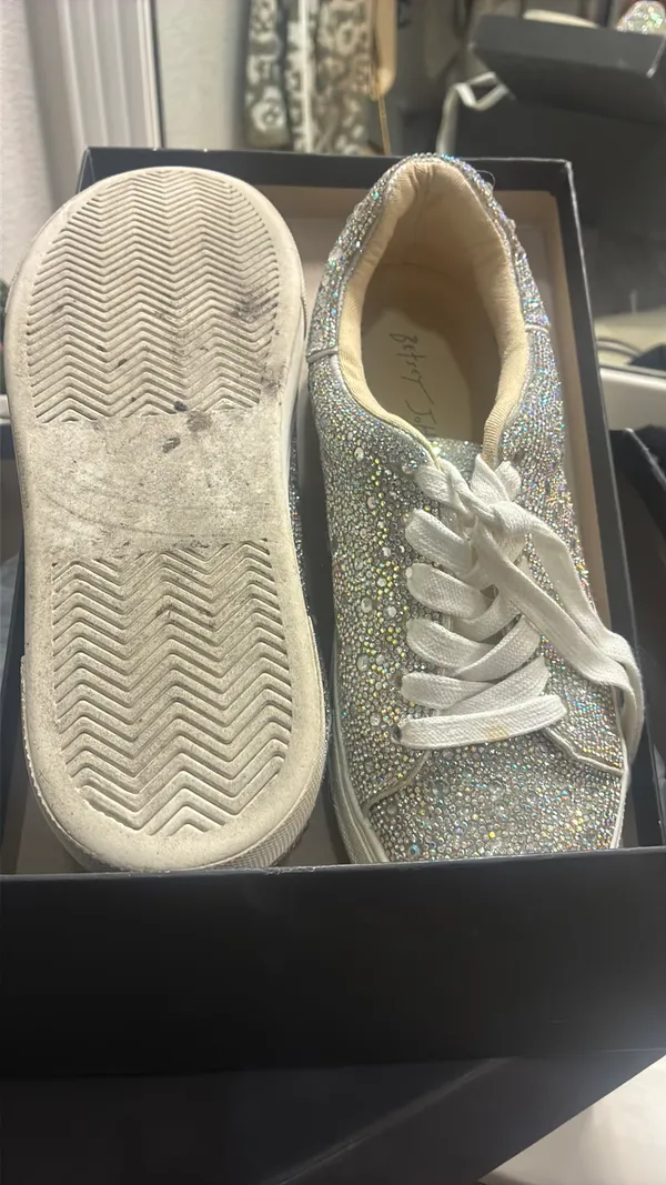Betsey Johnson SB Sidny rhinestone women’s tennis shoe - Image 2