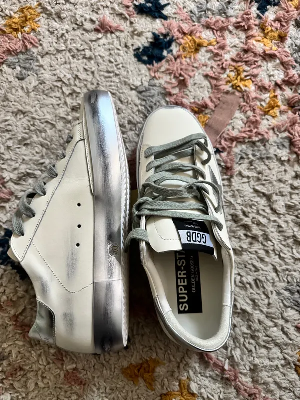Silver Golden Goose Superstar  - Image 2