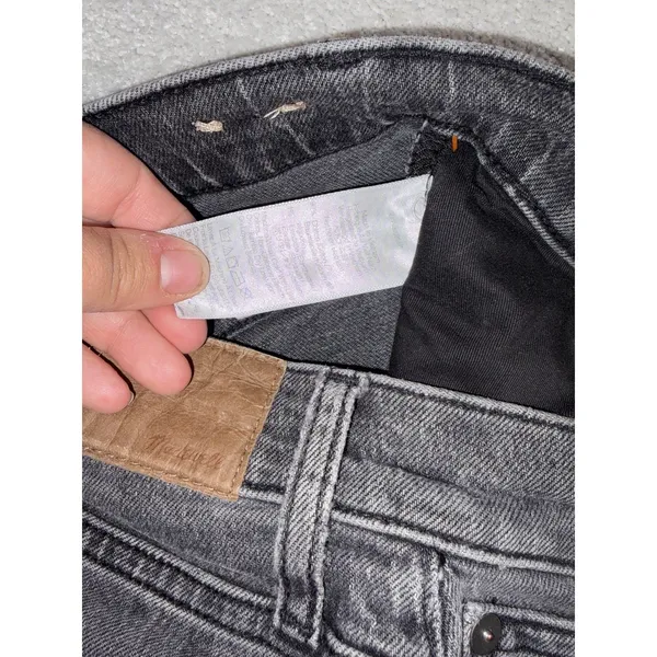 Madewell Jeans Womens‎ 23 Black Washed Balloon Relaxed Tapered High Rise Barrel - Image 4