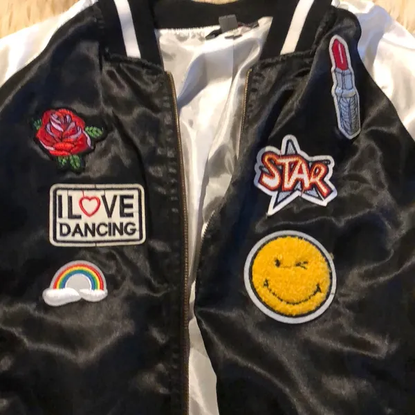 Bomber Jacket with Patches - Image 6