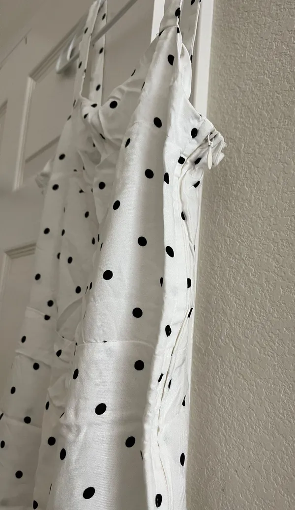 Polka Dotted Dress Multi Size 4 - Image 3